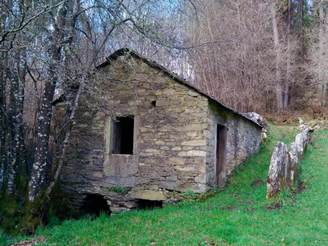 Begonte, molino de Donabai a nivel de cauce