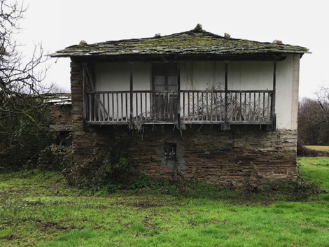 Tierra Llana (Terra Chá) Vivienda con corredor, detalle