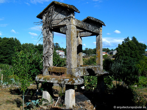 Estructura de horreo. Cea, Orense