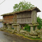 Hórreos en el Camino Sanabrés. Galicia