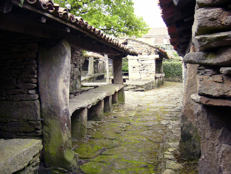 Mercado de Agolada, calle interior