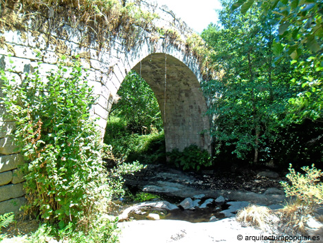 Ponte Mandrás, arco del puente