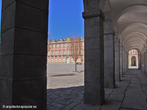 Palacio de Riofrio, arqueria