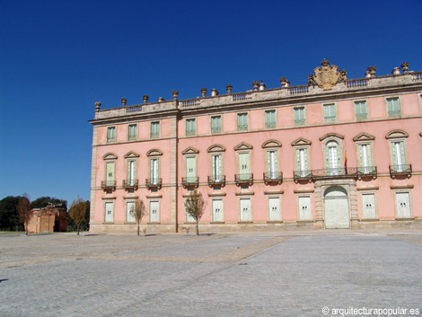 Palacio de Riofrio, fachada al mediodia