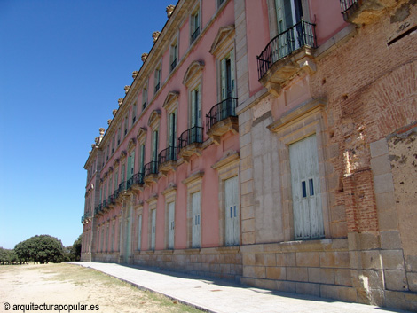 Palacio de Riofrio, fachada oeste