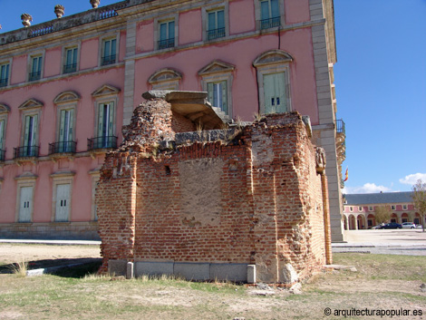 Palacio de Riofrio, cuerpo escalera circular