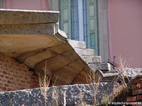 Palacio de Riofrio, detalle peldaños