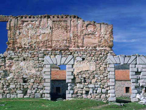 Palacio de Valsain, 1987, fachada este, detalle