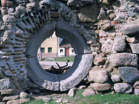 Palacio de Valsain, 1987, oculo zona de acceso