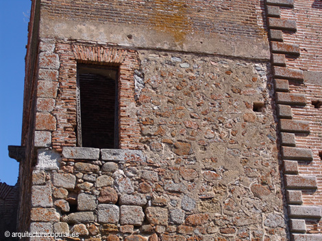 Palacio de Valsain, Torre Nueva, detalle