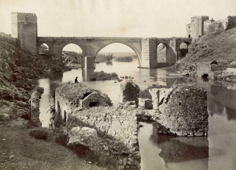 Puente de San Martín, fotografía 1886 este, Levy