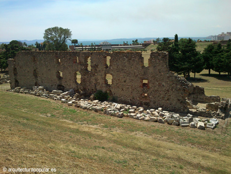 Ciudadela de Rosas. Cuarteles infanteria