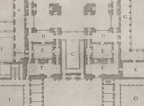 Monasterio de San Lorenzo de El Escorial, boveda plana, planta coro