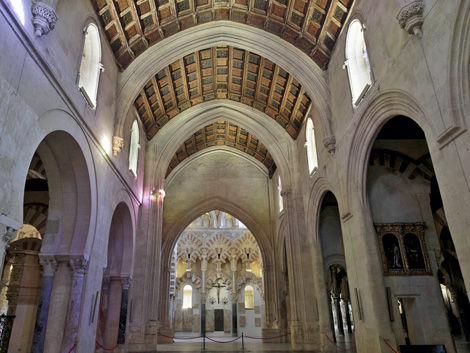 Mezquita de Cordoba,  nave gotica de la primera Capilla Mayor