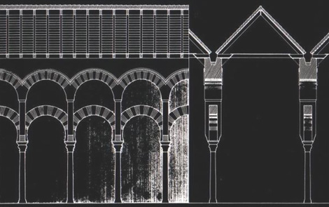 Mezquita de Cordoba,  seccion