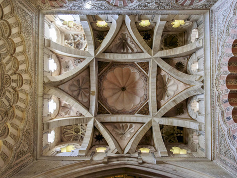 Mezquita de Cordoba,  detalle de la Capilla de Villaviciosa