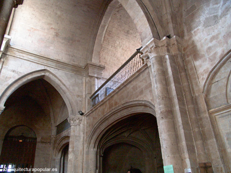 Iglesia de San Martin de Tours, Salamanca, coro gotico