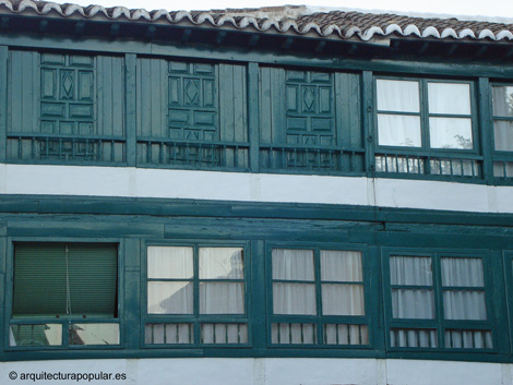 Modulación de fachada en las galerías Plaza Mayor de Almagro