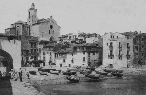 Cadaques, imagen antigua de Portdoguer