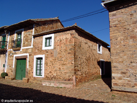 Castrillo de los Polvazares. Casas