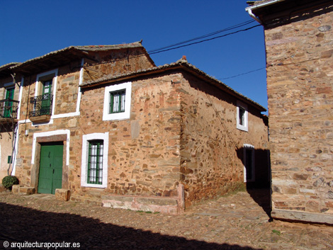 Castrillo de los Polvazares. Casas