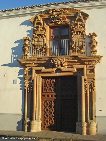 Almagro, portada del Palacio de los Condes de Valparaiso