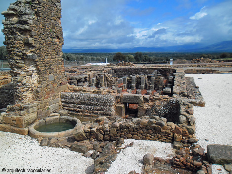 Caparra, termas