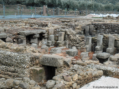 Caparra, termas, caldarium