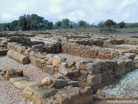 Caparra, excavaciones insulae