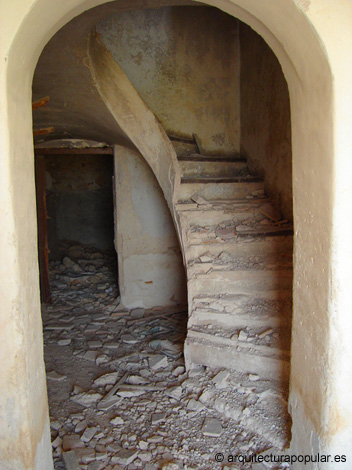 Escalera de boveda tabicada